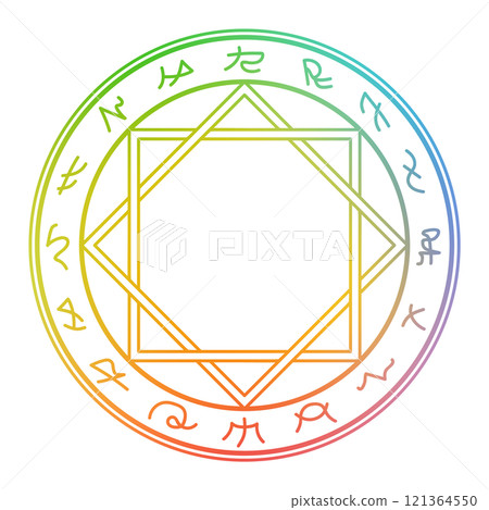 簡單魔法陣/多彩 121364550