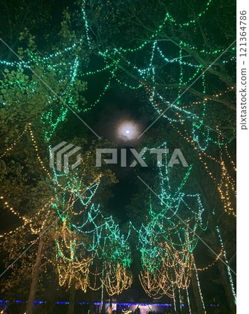 滿月和照明 滿月和照明 121364786