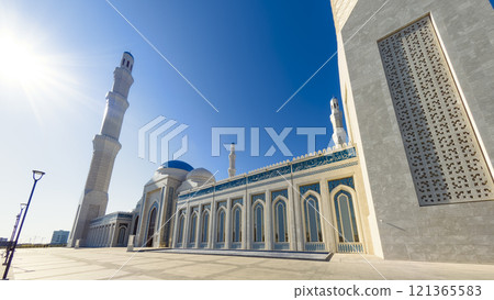 哈薩克，阿斯塔納，中亞最大的清真寺【大清真寺】外觀 / 阿斯塔納，KZ 121365583