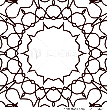 Abstract coloring page for coloring book, mandala making, color fill up practice etc Abstract coloring page for coloring book, mandala making, color fill up practice etc 121365675