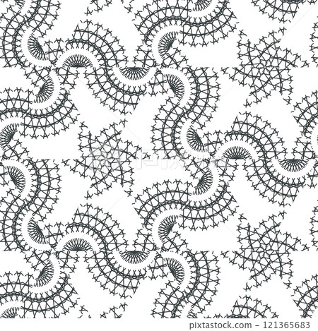 Abstract coloring page for coloring book, mandala making, color fill up practice etc Abstract coloring page for coloring book, mandala making, color fill up practice etc 121365683