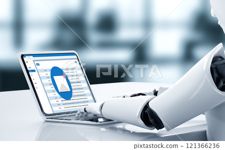 Email notification message showing on computer screen snugly 121366236