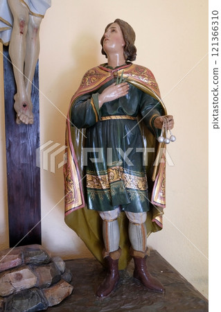 Saint Vitus martyr in the chapel in the village Stitar, Croatia Saint Vitus martyr in the chapel in the village Stitar, Croatia 121366310