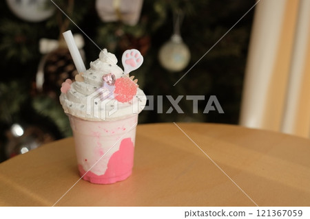 Homemade Fake Frappuccino Sweets Deco 121367059