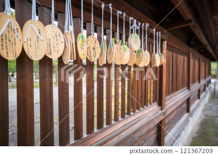 拍攝春天的豐國神社，神社供奉京都市東山區的豐臣秀吉太鼓。 121367209