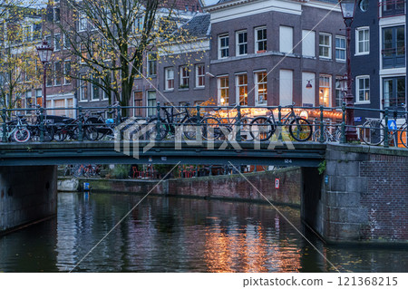 amsterdam city a t night 121368215