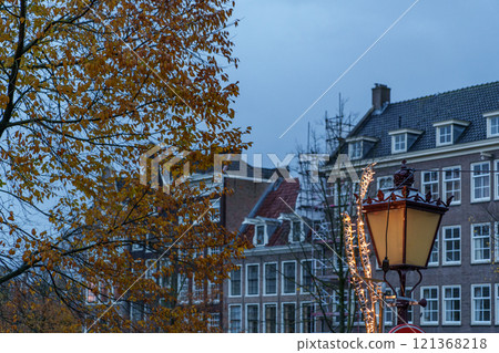 amsterdam city a t night 121368218