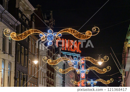 night time in amsterdam night time in amsterdam 121368417