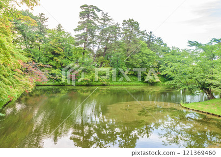 青森縣弘前市津輕城跡、弘前城(史蹟)、弘前公園 青森縣弘前市津輕城跡、弘前城(史蹟)、弘前公園 121369460