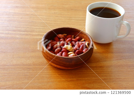 Coffee and peanuts Coffee and peanuts 121369500
