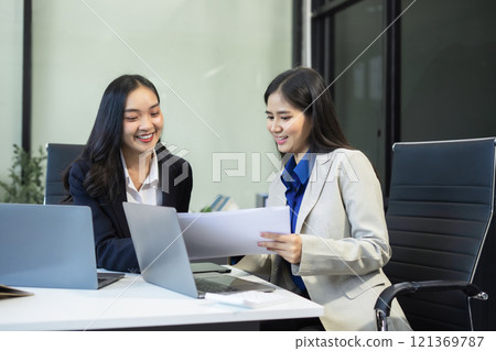 businessteam creative woman coworker in office Happy to be successful partnership teamwork success. businessteam creative woman coworker in office Happy to be successful partnership teamwork success. 121369787