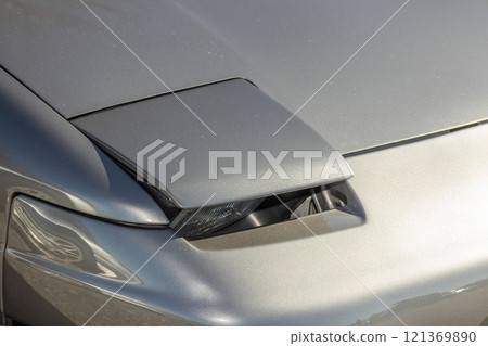 Headlight of the old car Headlight of the old car 121369890