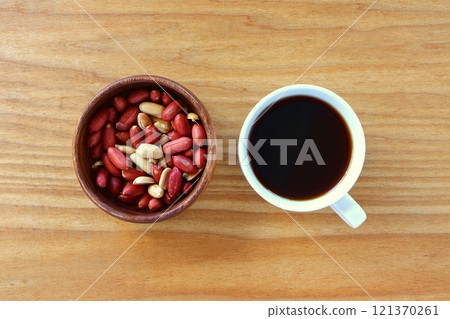 Coffee and peanuts Coffee and peanuts 121370261