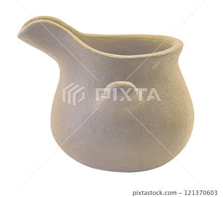 ceramic bowl isolated 121370603