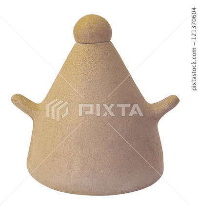 ceramic bowl isolated 121370604