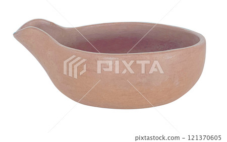 ceramic bowl isolated 121370605