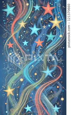 Beautiful star background like a beautiful universe 121370660