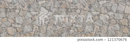 stone wall panoramic background stone wall panoramic background 121370676