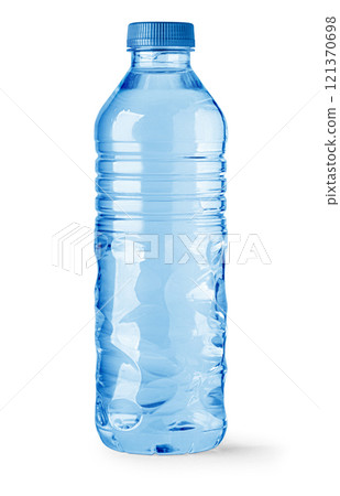 Small plastic water bottle 121370698