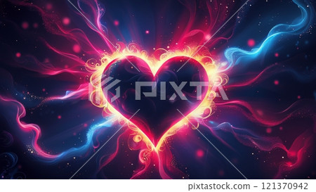 充滿活力的數字心臟 121370942