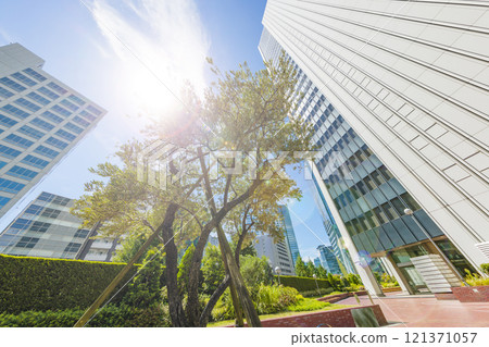 Tokyo city lined with huge buildings Tokyo city lined with huge buildings 121371057