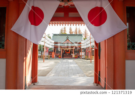 The shrine building of Furanmiya The shrine building of Furanmiya 121371319