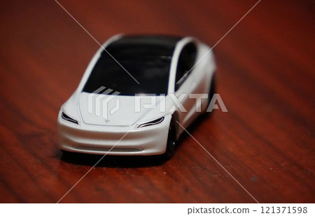 Miniature toy EV (Electric Vehicle) (Tesla) Miniature toy EV (Electric Vehicle) (Tesla) 121371598