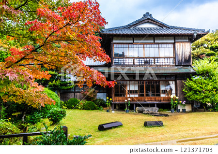Autumn leaves at Chofu Garden [Shimonoseki City, Yamaguchi Prefecture] 121371703
