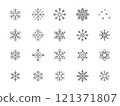 Snowflakes 121371807