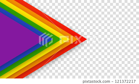 Abstract geometric red, orange, yellow, green, blue and purple lgbt color background. June LGBTQ Historical Pride Month. Background with rainbow color copy space for text. Transparent vector Abstract geometric red, orange, yellow, green, blue and purple lgbt color background. June LGBTQ Historical Pride Month. Background with rainbow color copy space for text. Transparent vector 121372217