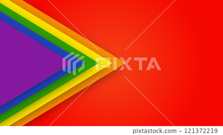 Abstract geometric red, orange, yellow, green, blue and purple lgbt color background. June LGBTQ Historical Pride Month. Background with rainbow color copy space for text. Vector illustration Abstract geometric red, orange, yellow, green, blue and purple lgbt color background. June LGBTQ Historical Pride Month. Background with rainbow color copy space for text. Vector illustration 121372219
