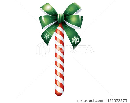 Christmas Ball a green and white candy cane swirl, glossy with a festive shine, isolated on a transparent background, appearing Christmas Ball a green and white candy cane swirl, glossy with a festive shine, isolated on a transparent background, appearing 121372275