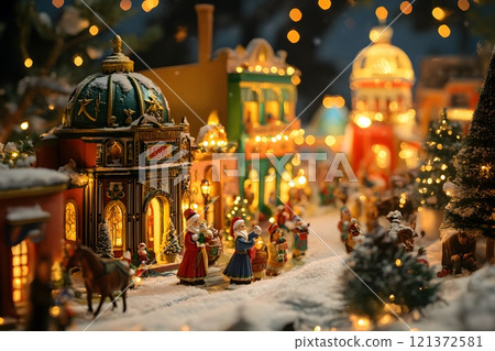 A vibrant depiction of Christmas traditions from around the world 121372581