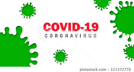 Vector of Coronavirus 2019-nCoV and Virus background with disease cells and red blood cell. GREEN COVID-19 Corona virus outbreaking and Pandemic medical health risk concept. Vector illustration Vector of Coronavirus 2019-nCoV and Virus background with disease cells and red blood cell. GREEN COVID-19 Corona virus outbreaking and Pandemic medical health risk concept. Vector illustration 121372778