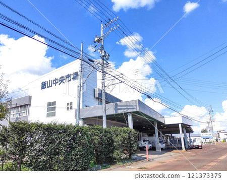 Iiyama Central Market on a sunny day 121373375