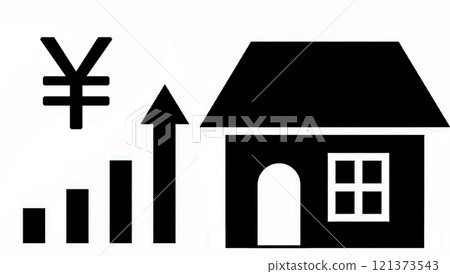 房地產價格上漲的形象 121373543