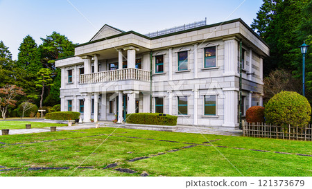 Lakeside Panorama Hall - Onshi-Hakone Park -Japan 121373679