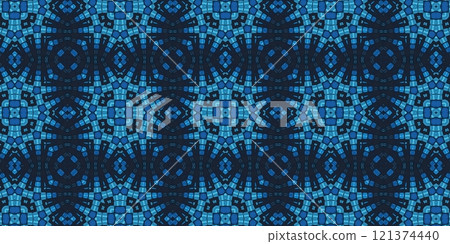 Abstract Kaleidoscope Geometry Psychedelic Art Fabric textile Pattern Background Wallpaper 121374440
