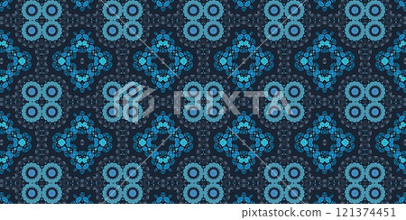 Abstract Kaleidoscope Geometry Psychedelic Art Fabric textile Pattern Background Wallpaper 121374451