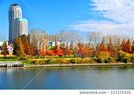新荒川大橋/從荒川眺望川口市（埼玉縣川口市） [2024.11] 121375420