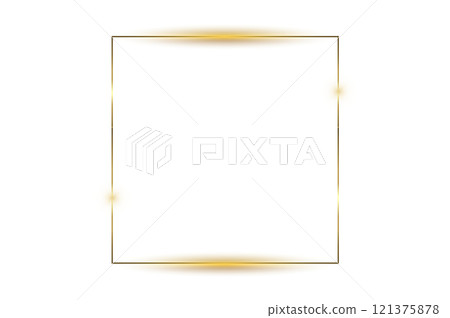 Golden Frame Bokeh Square. Elegant Golden Glitter Frame on Background for Luxurious Designs. Stylish Gold Sparkle Border with Space for Text or Invitations Golden Frame Bokeh Square. Elegant Golden Glitter Frame on Background for Luxurious Designs. Stylish Gold Sparkle Border with Space for Text or Invitations 121375878