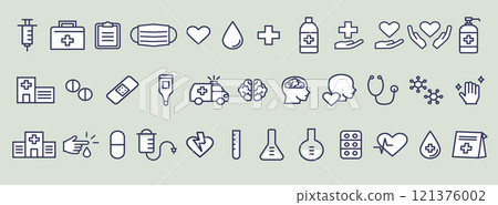 醫療圖標集 醫療圖標集 121376002