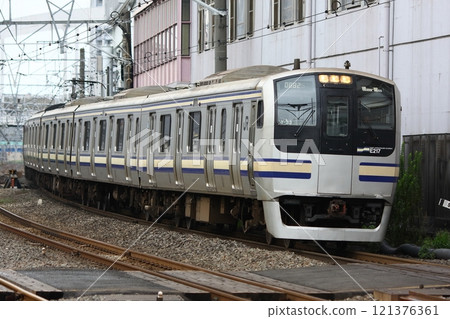 Yokosuka Line entering Yokohama Station Yokosuka Line entering Yokohama Station 121376361