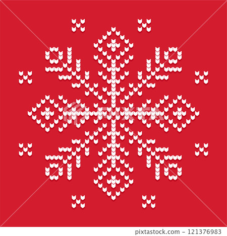 Snowflake sweater pattern 121376983