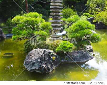 Japanese garden at the former residence of Shigeru Yoshida (Oiso, Kanagawa Prefecture) 121377208