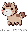 Horse miniature character Horse miniature character 121377577