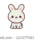Rabbit mini character Rabbit mini character 121377581
