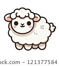 Sheep mini character Sheep mini character 121377584