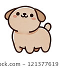 Dog mini character Dog mini character 121377619