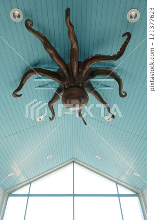 Octopus Kojima Tourist Port in the Seto Inland Sea (Kurashiki City, Okayama Prefecture) Octopus Kojima Tourist Port in the Seto Inland Sea (Kurashiki City, Okayama Prefecture) 121377623